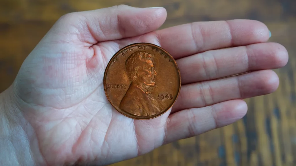 1943 lincoln penny in circulation