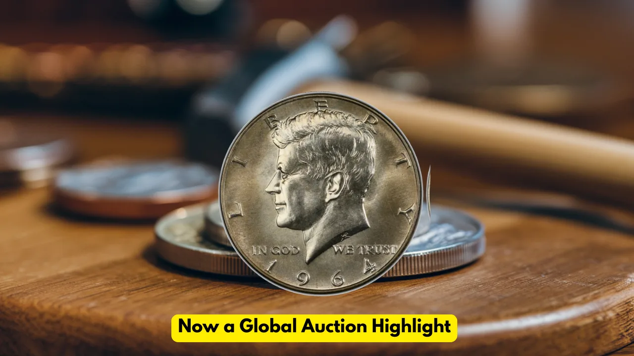 1964 Kennedy Coin auction