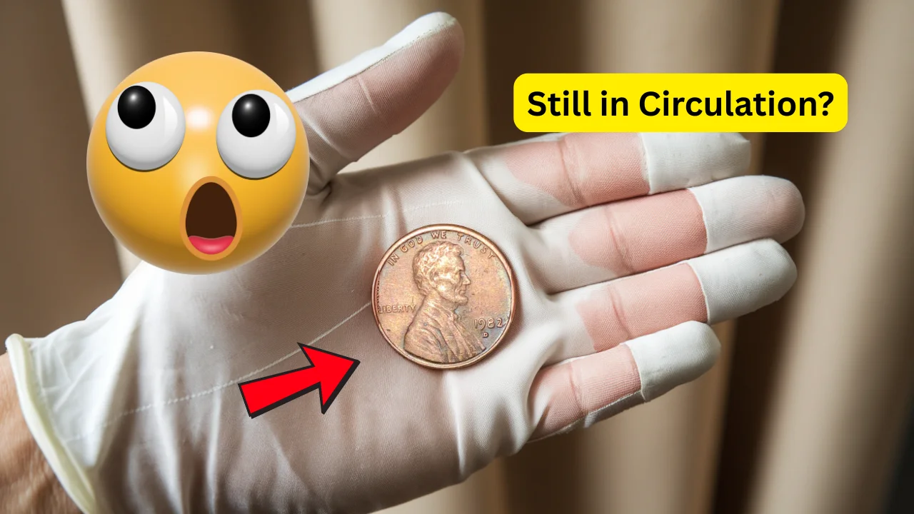 1982-D Small Date copper penny