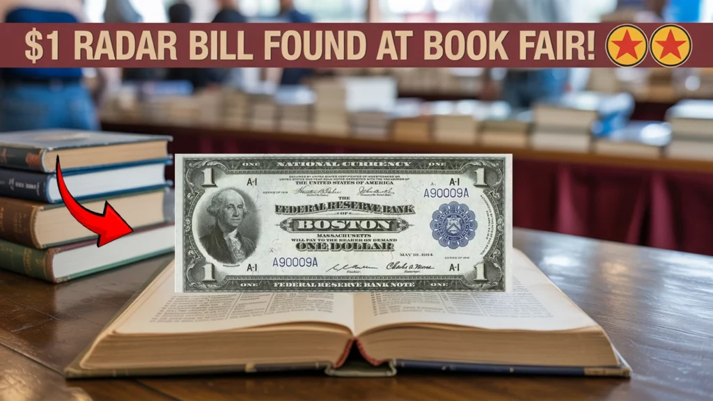 $1 Radar Bill Found at Book Fair!