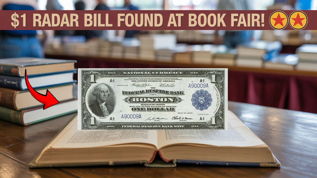 $1 Radar Bill Found at Book Fair!