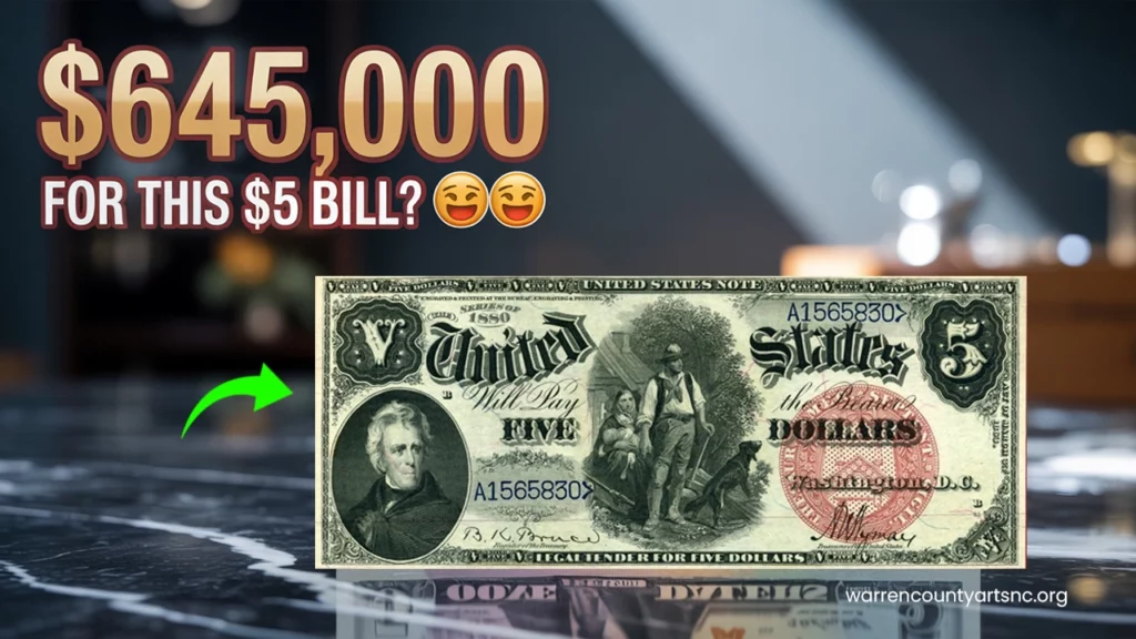 $645,000 for This $5 Bill