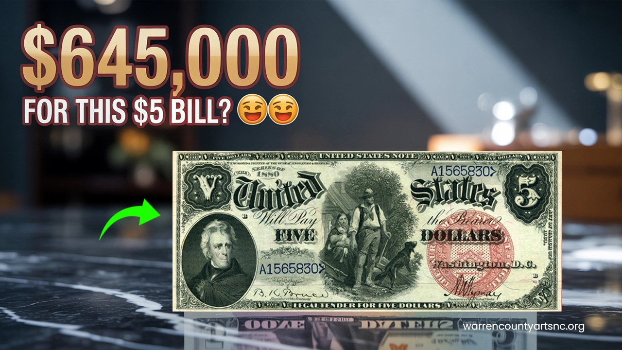 $645,000 for This $5 Bill